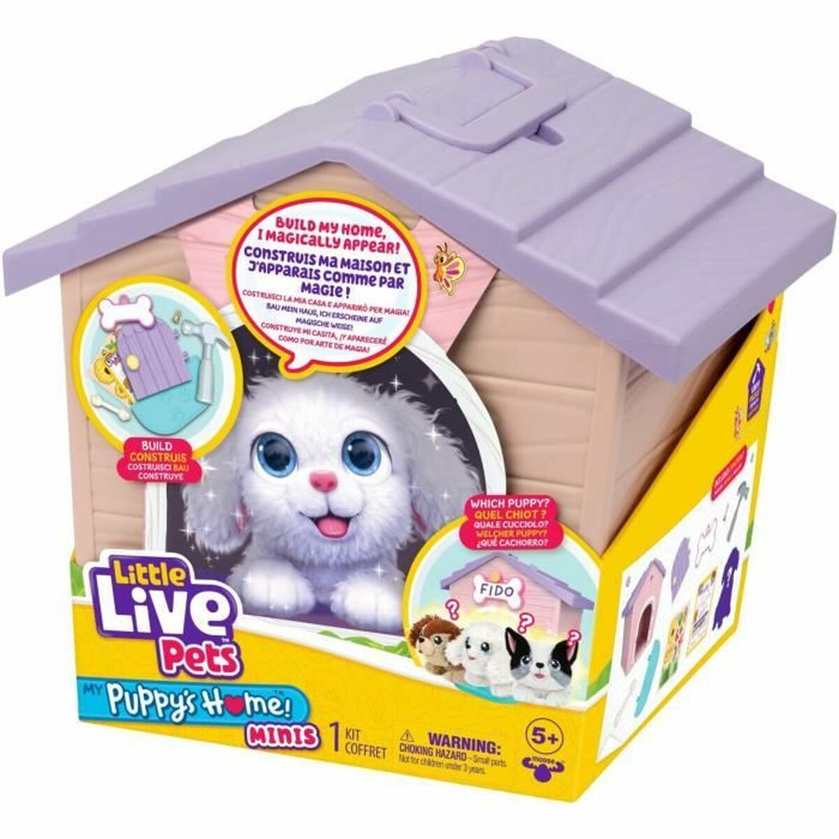 Jucărie de Pluș Little Live Pets Surprise Niche Roz Flauș Broască Câine - Jucarii si jocuri, Jucării de pluș