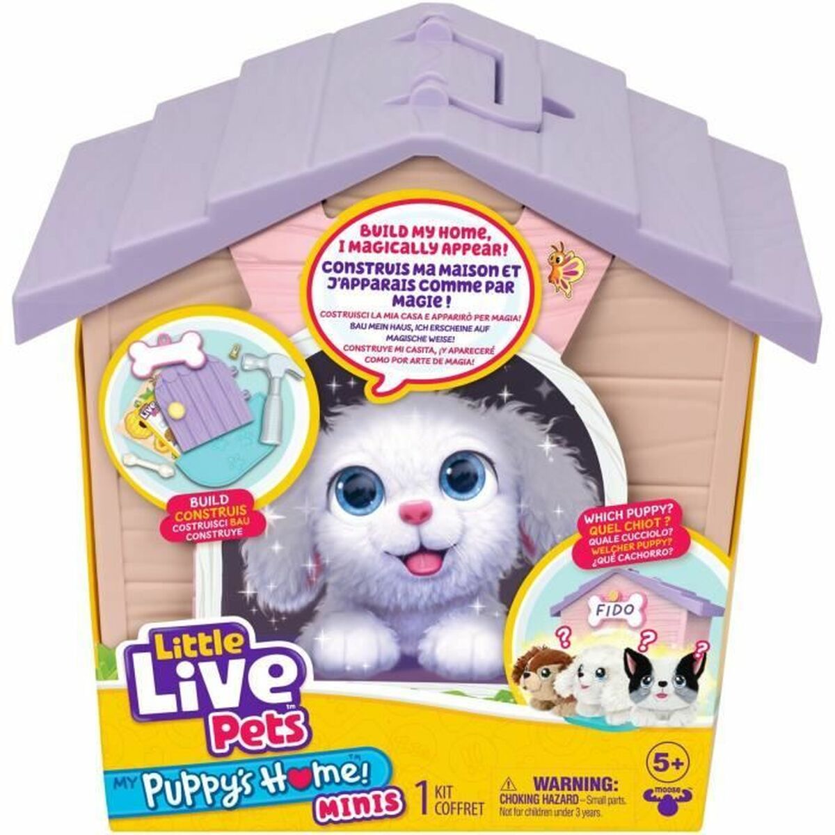 Jucărie de Pluș Little Live Pets Surprise Niche Roz Flauș Broască Câine - Jucarii si jocuri, Jucării de pluș