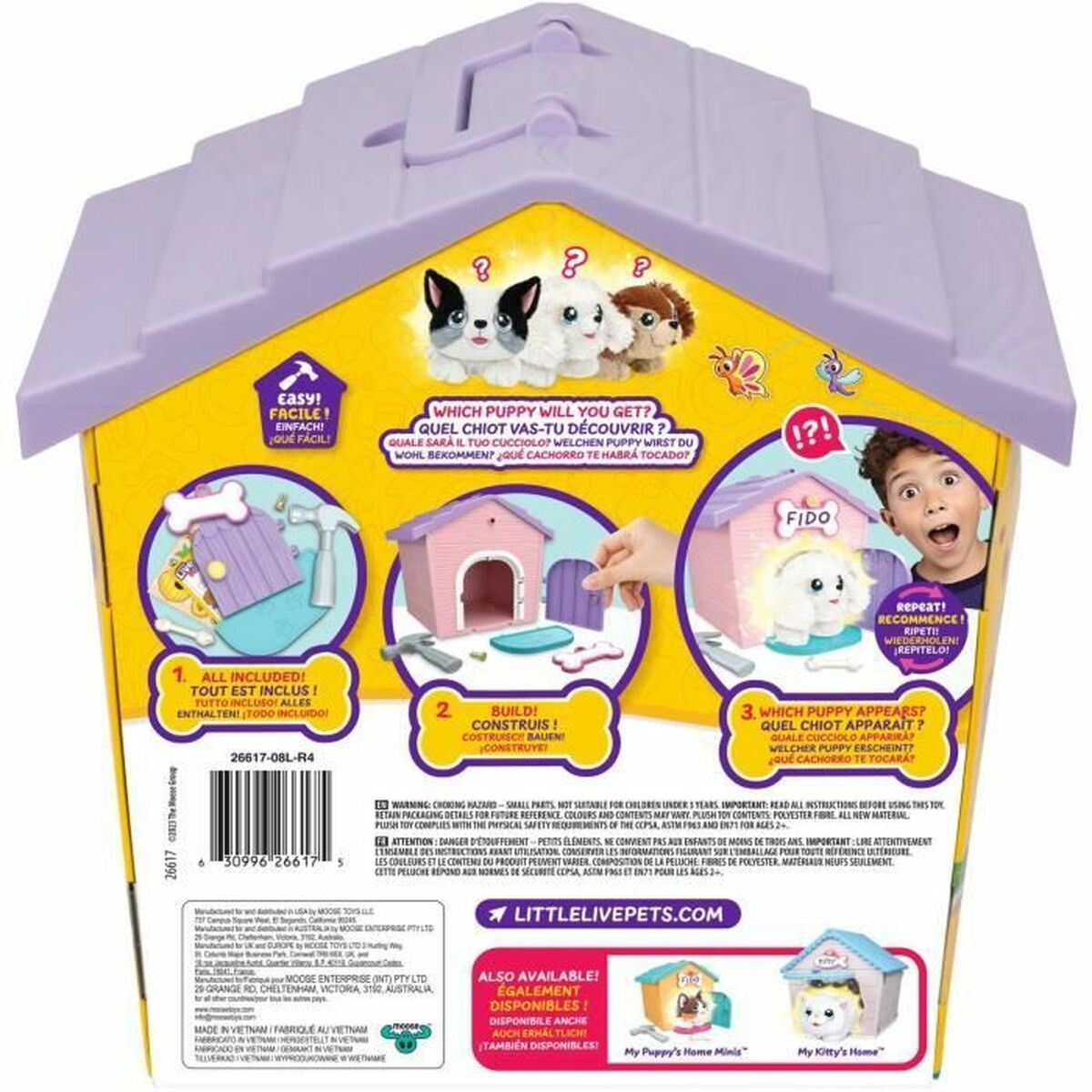 Jucărie de Pluș Little Live Pets Surprise Niche Roz Flauș Broască Câine - Jucarii si jocuri, Jucării de pluș