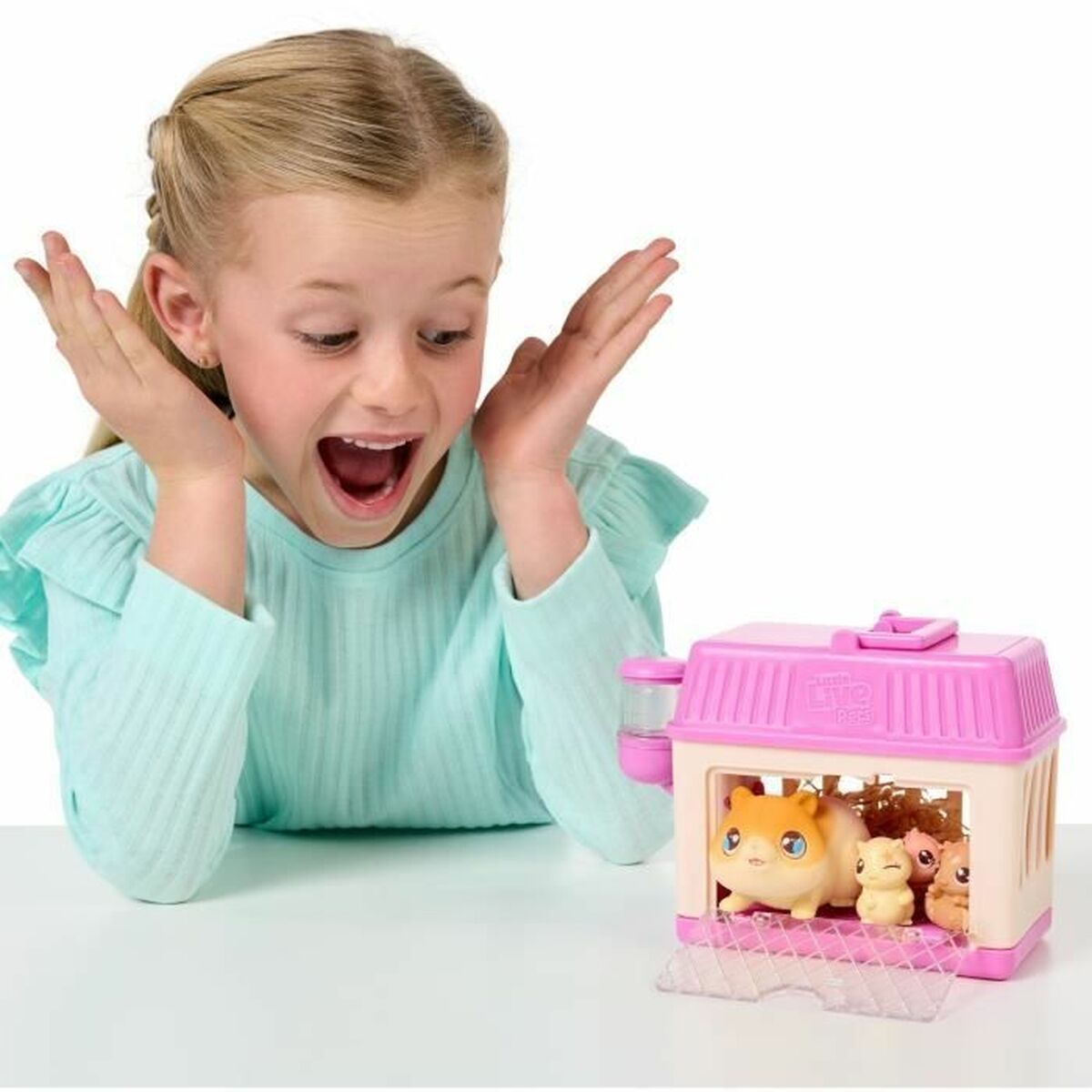 Jucărie de Pluș Little Live Pets Mama Surprise Hamsters Portocaliu Orange Flauș Hamster - Jucarii si jocuri, Jucării de pluș