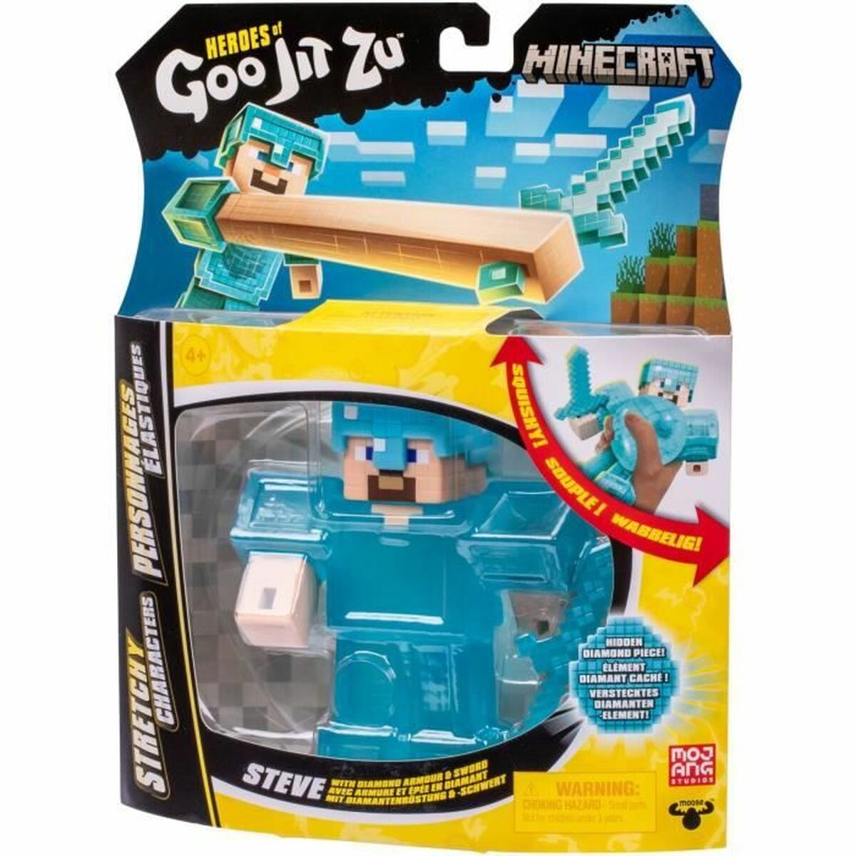 Figura îmbinată Goo Jit Zu Minecraft Steve - Jucarii si jocuri, Păpuși și figurine