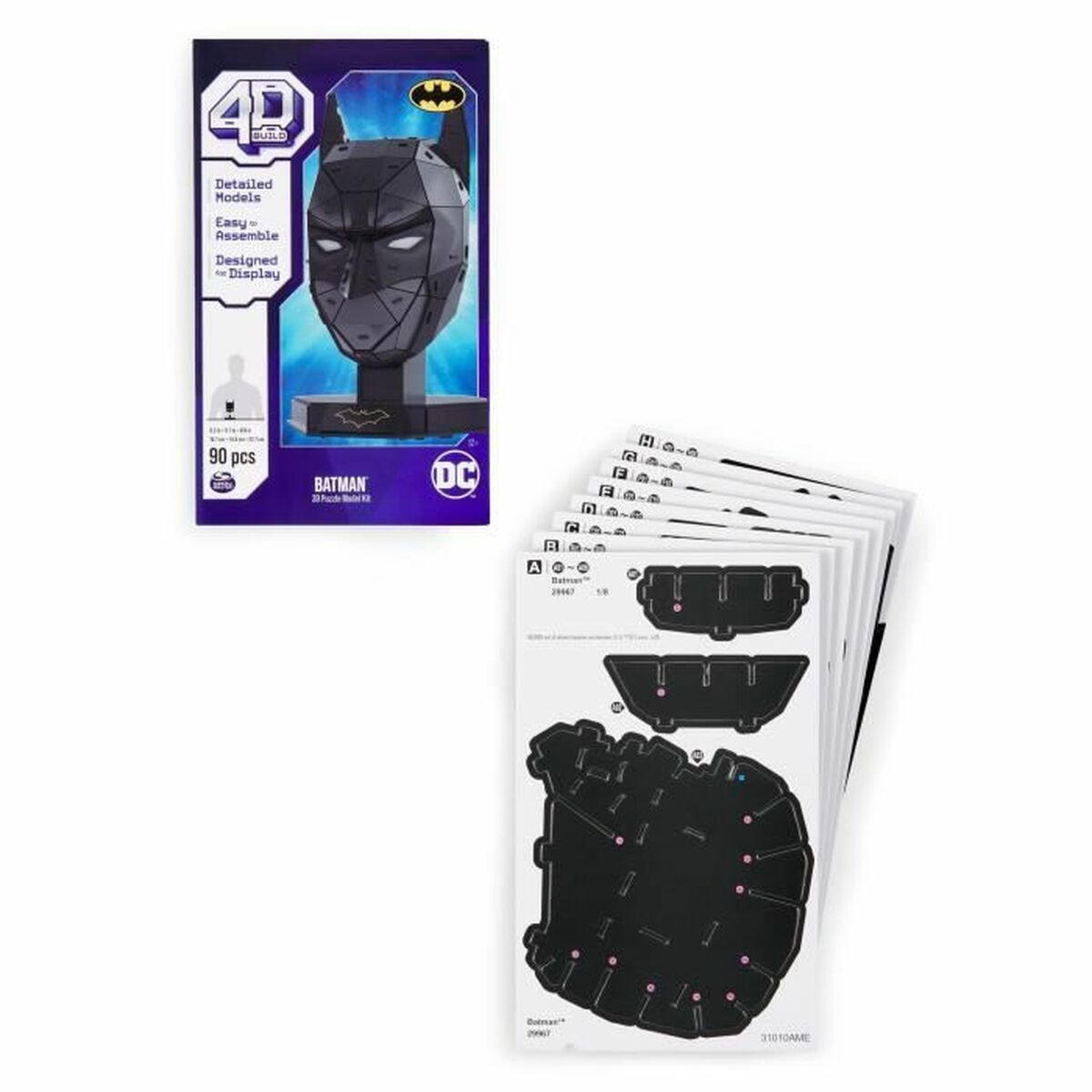Puzzle BATMAN DC 4D Spin Master 90 Piese - Jucarii si jocuri, Puzzle-uri și puzzle-uri
