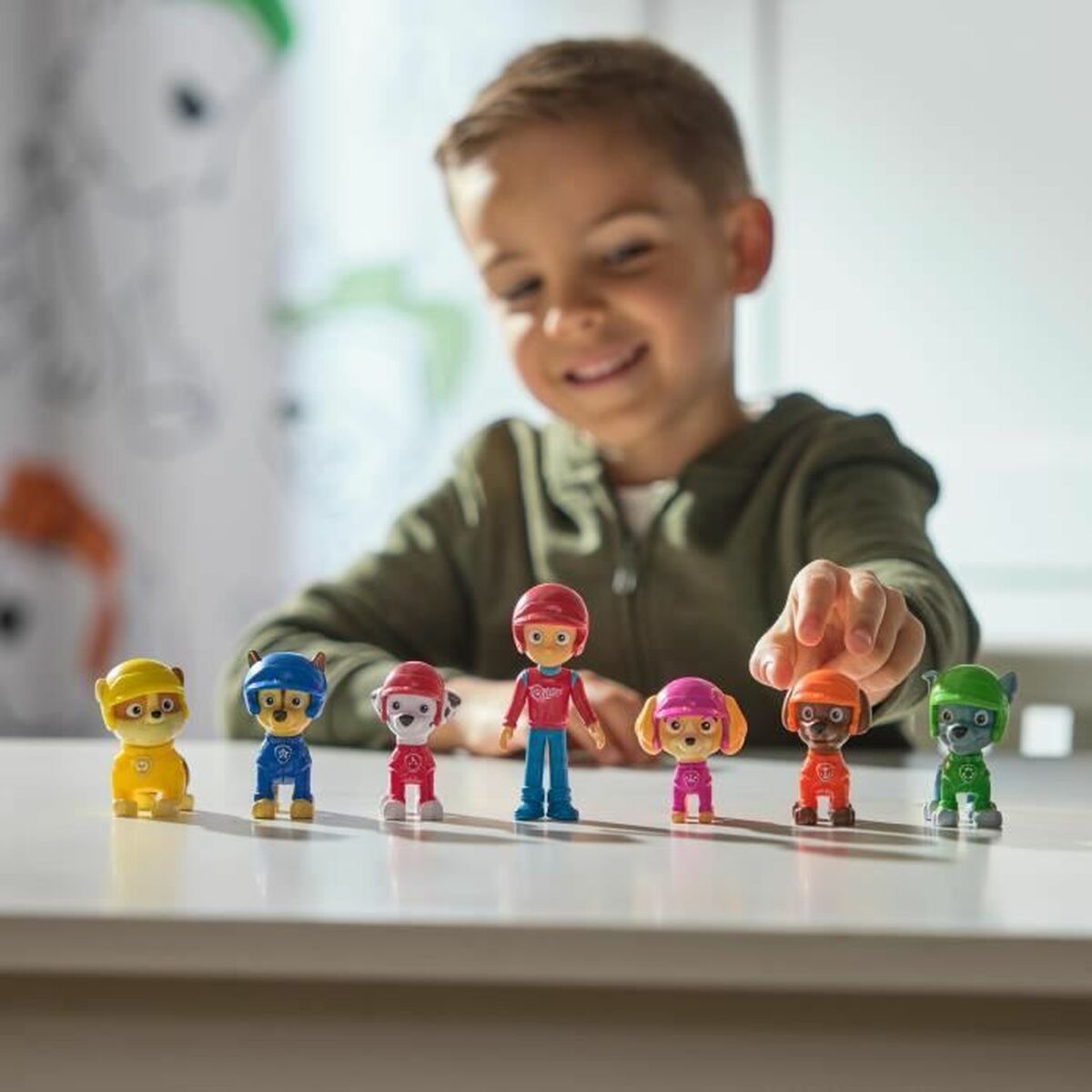 Figurine colectabile Spin Master MULTIPACK DE 7 FIGURAS DE RUEDAS DE RESCATE DE PAW Patrol - Jucarii si jocuri, Păpuși și figurine