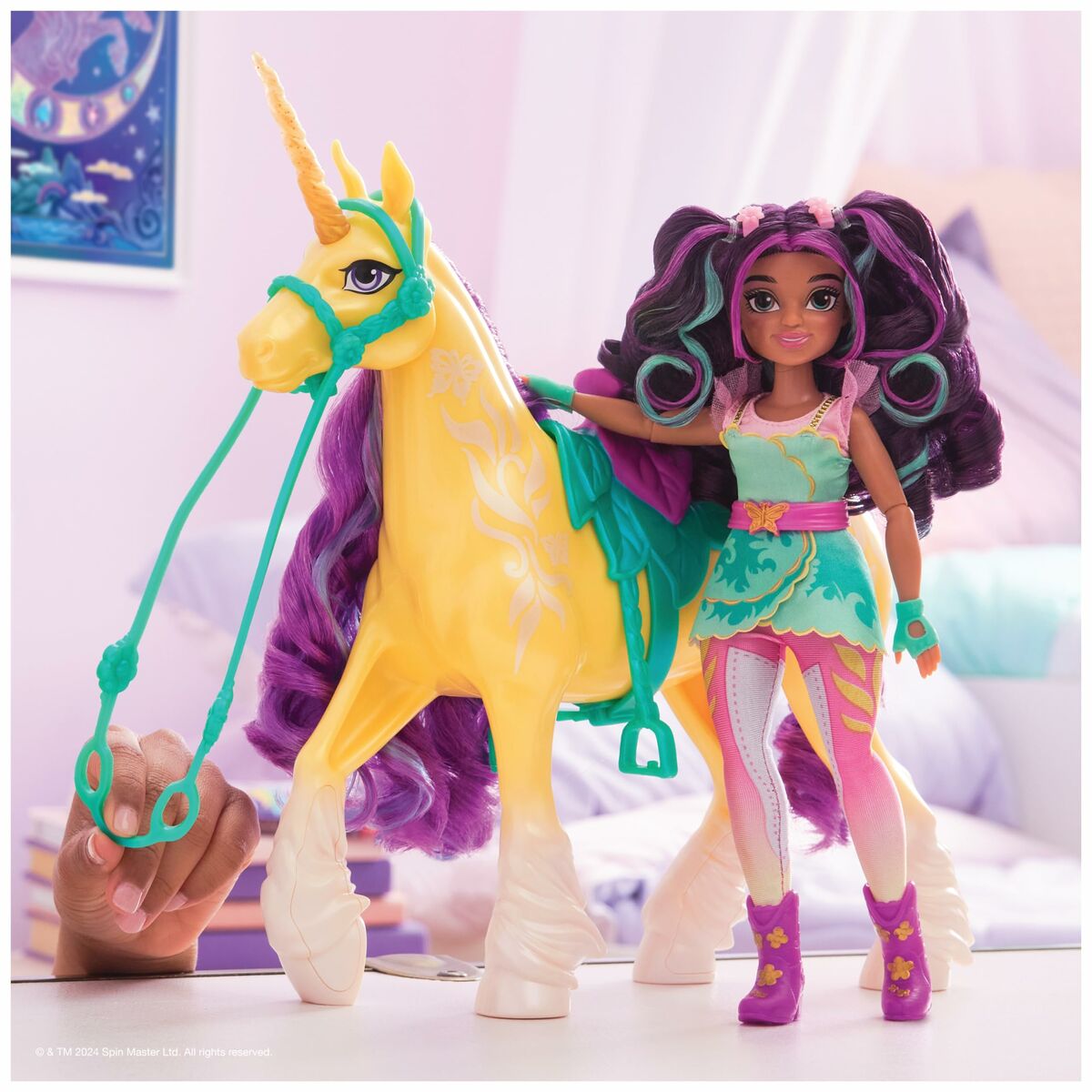 Figurine de Acțiune Spin Master Unicorn Academy Unicorn 3 Piese - Jucarii si jocuri, Păpuși și figurine