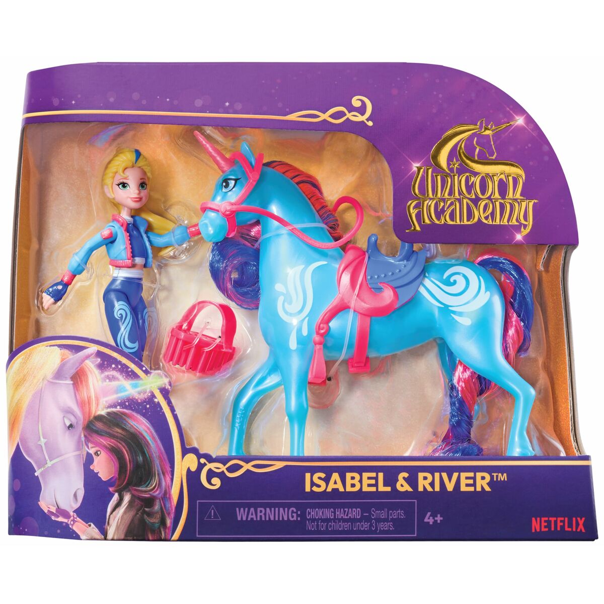 Figurine de Acțiune Spin Master Unicorn Academy Unicorn 3 Piese - Jucarii si jocuri, Păpuși și figurine