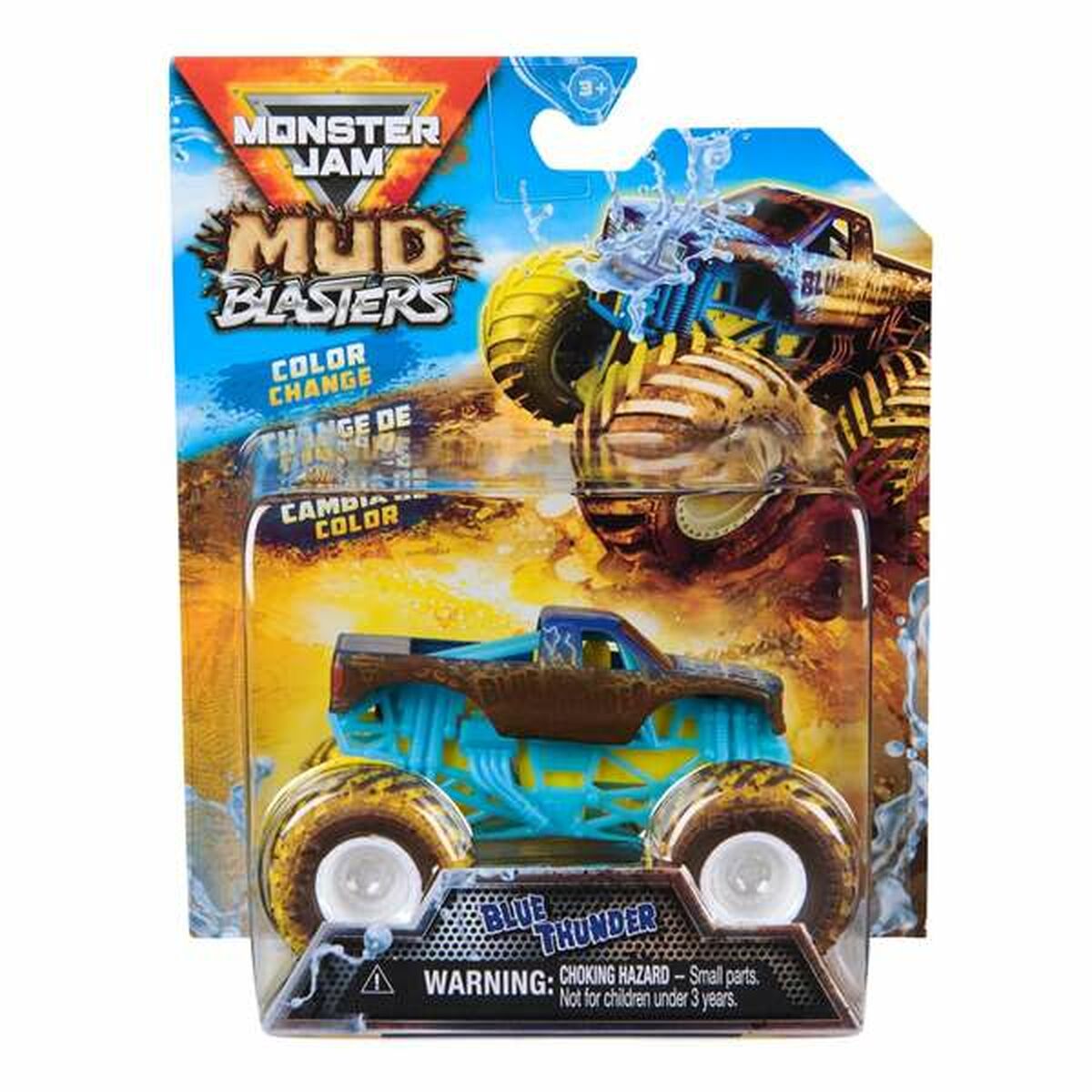 Monster Truck Monster Jam Mud Blasters 1:64 Albastru - Jucarii si jocuri, Vehicule