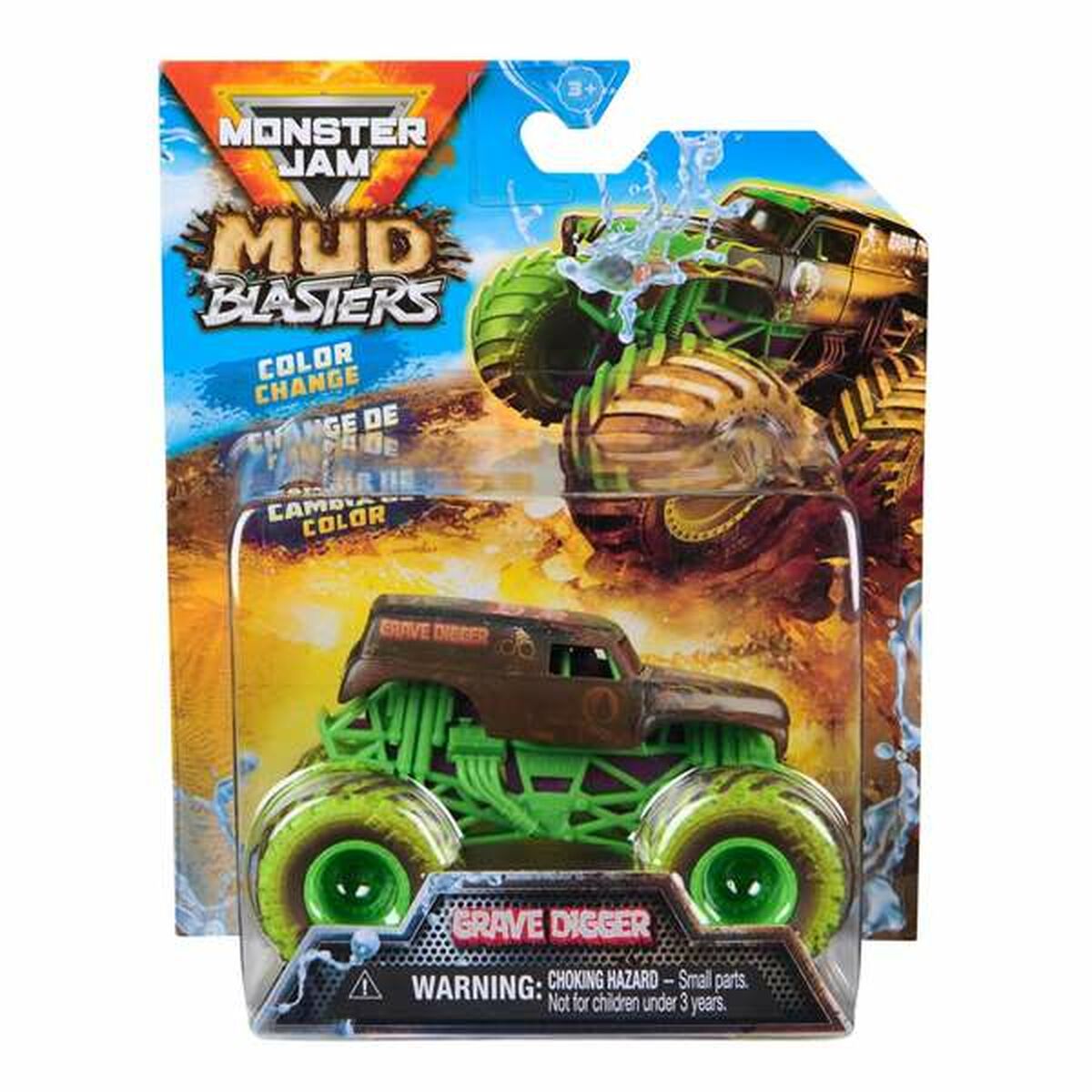 Monster Truck Monster Jam Mud Blasters 1:64 Albastru - Jucarii si jocuri, Vehicule