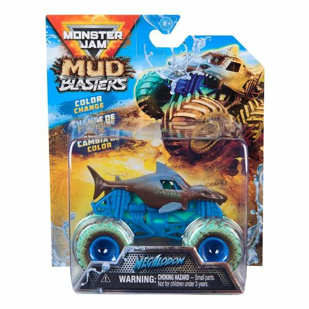 Monster Truck Monster Jam Mud Blasters 1:64 Albastru - Jucarii si jocuri, Vehicule