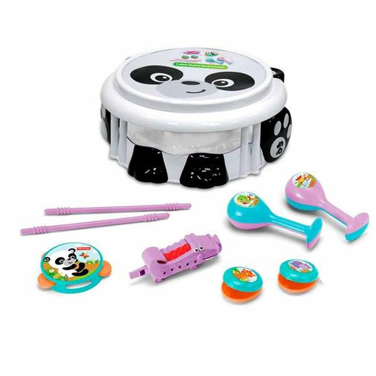 Jucărie Set de instrumente muzicale Reig Plastic Urs Panda 9 Piese - Jucarii si jocuri, Instrumente muzicale pentru copii