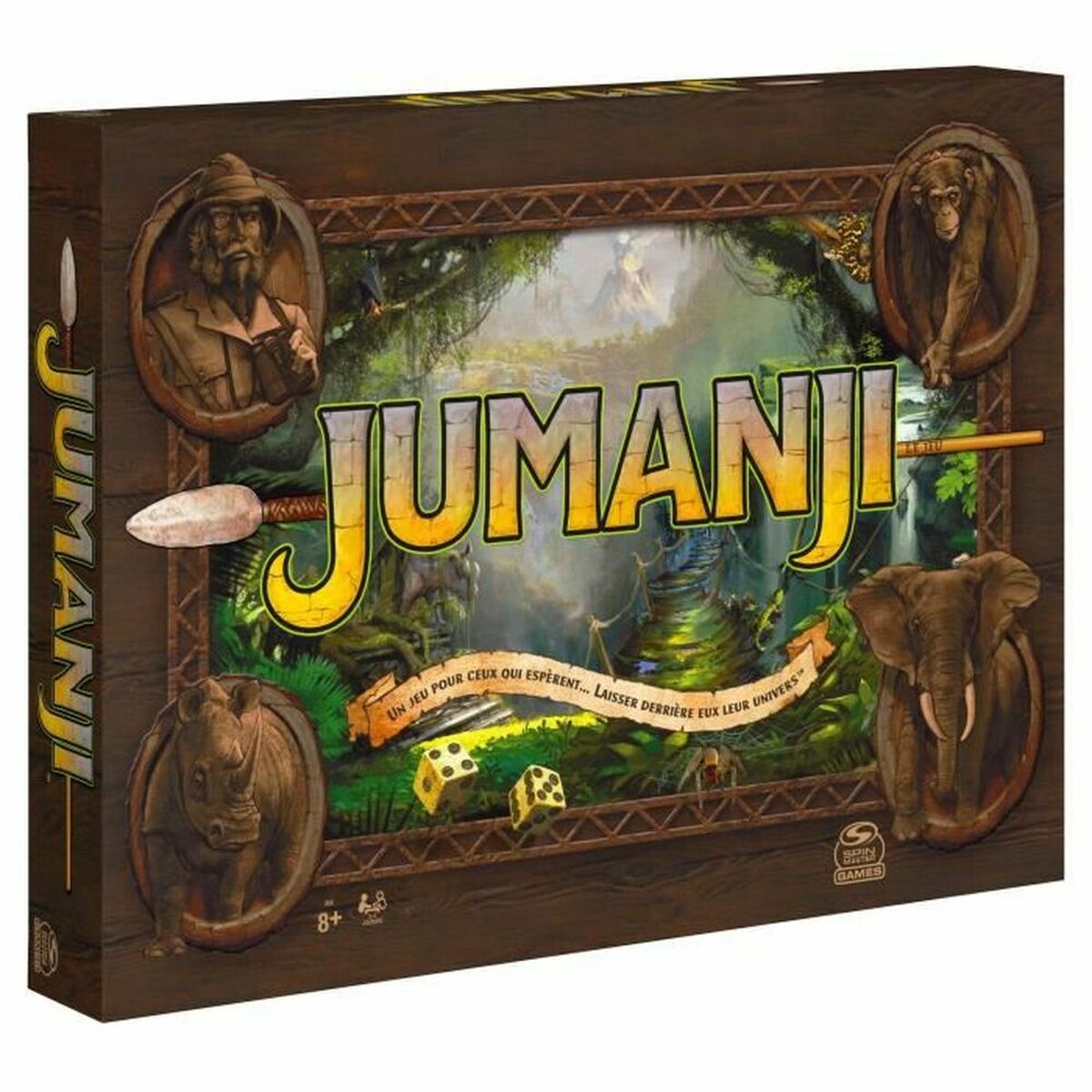 Joc de Masă Spin Master Jumanji (Franceză) (FR) - Jucarii si jocuri, Jocuri și accesorii