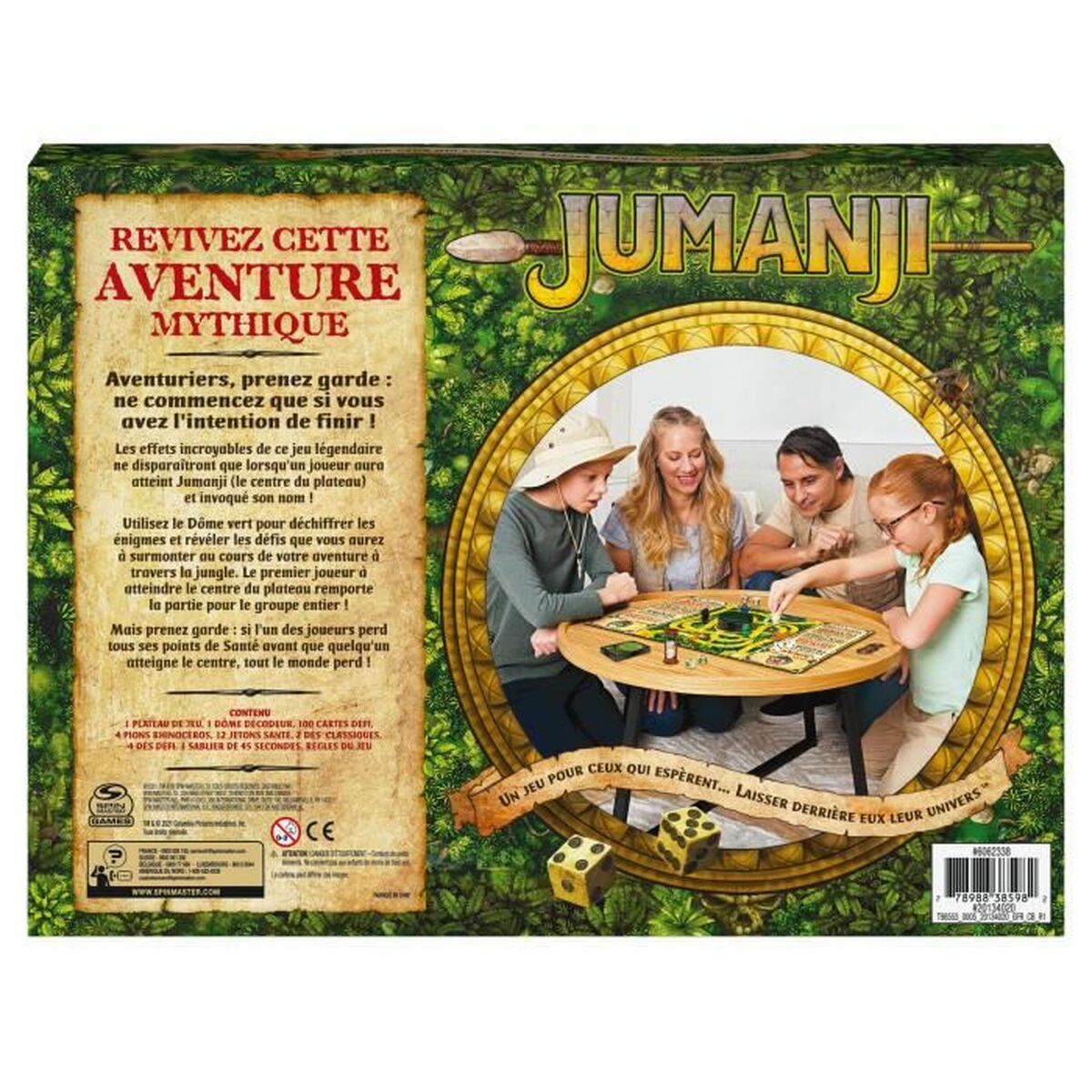 Joc de Masă Spin Master Jumanji (Franceză) (FR) - Jucarii si jocuri, Jocuri și accesorii
