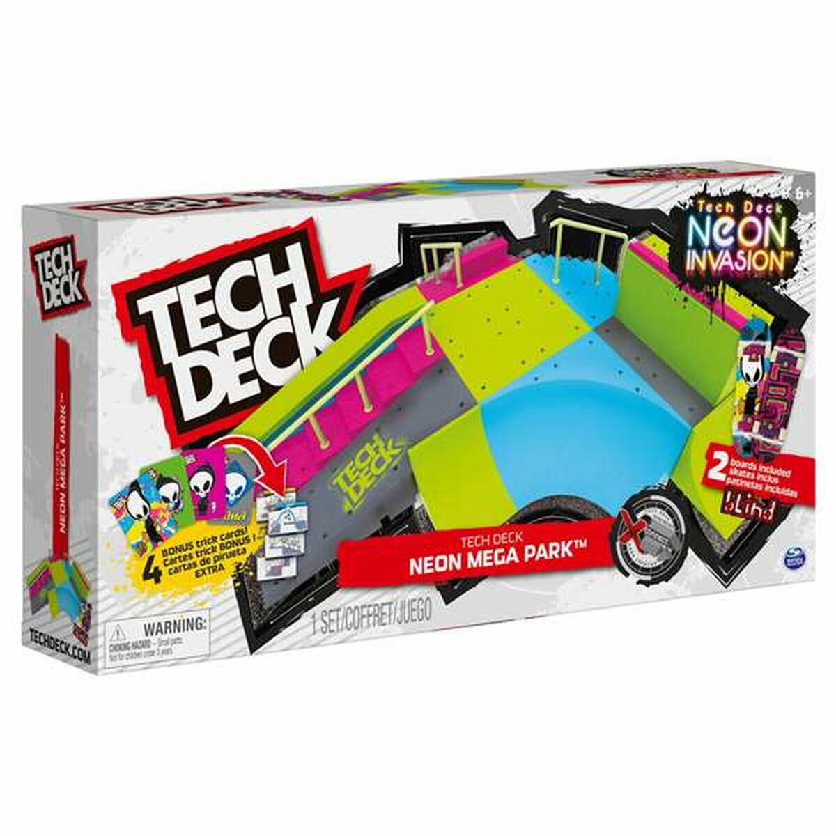 Skatepark Tech Deck Neon Mega Park - Jucarii si jocuri, Vehicule