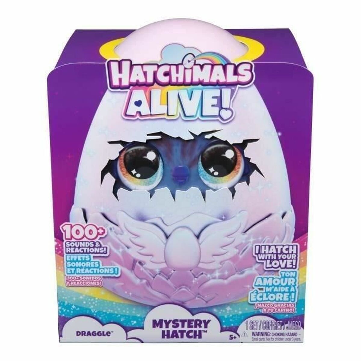 Playset Spin Master Draggle Hatchimals Alive Secret Hatch - Jucarii si jocuri, Păpuși și figurine