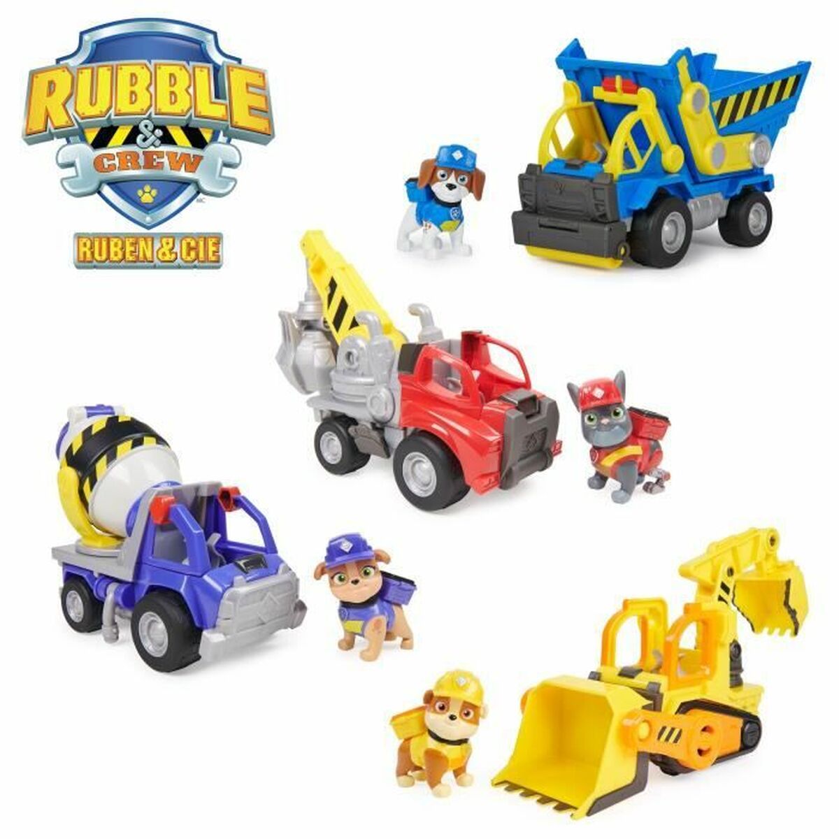 Camion Spin Master RUBEN Galben Jaune - Jucarii si jocuri, Vehicule