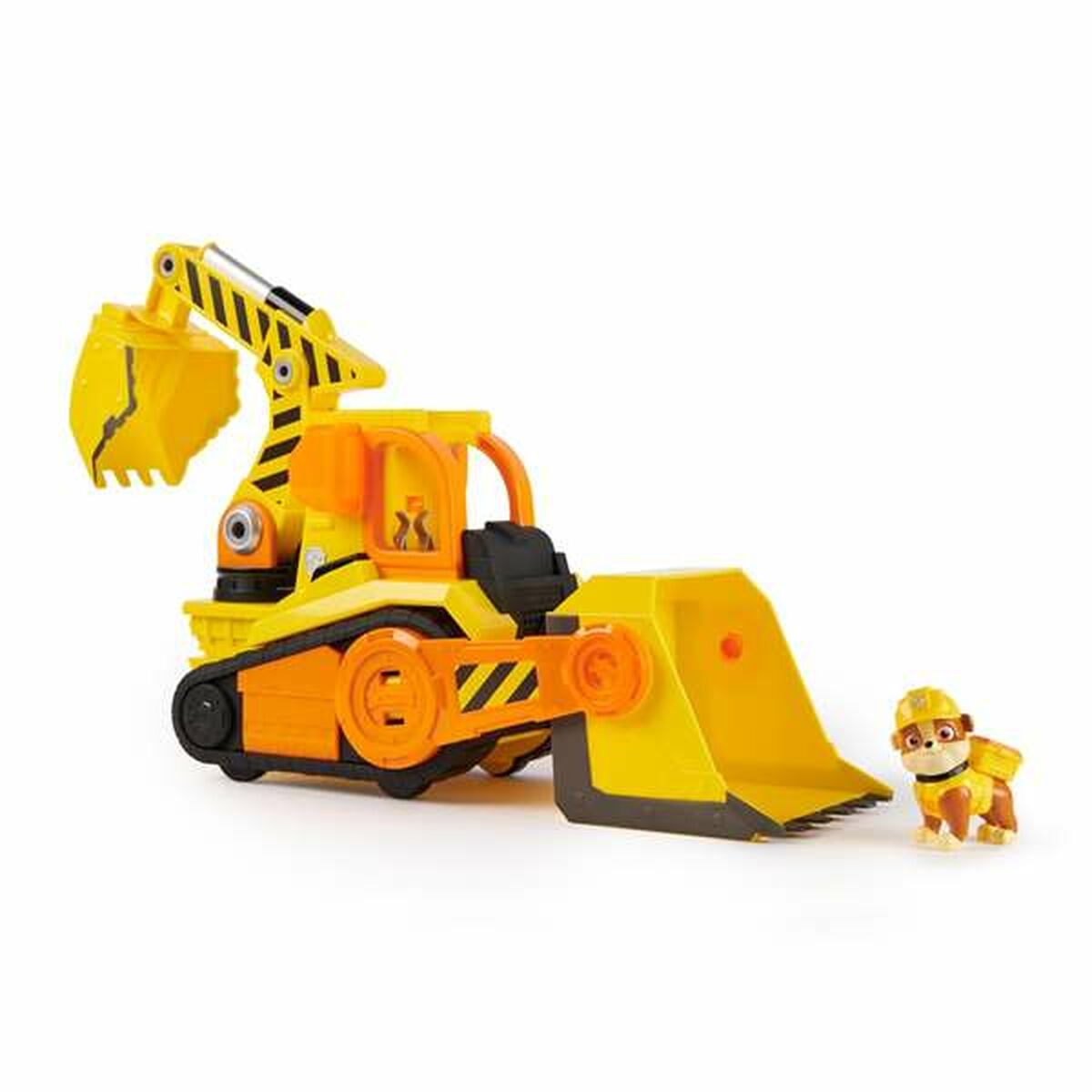 Camion Excavator cu Cupă Întoarsă The Paw Patrol Deluxe Rubble - Jucarii si jocuri, Vehicule
