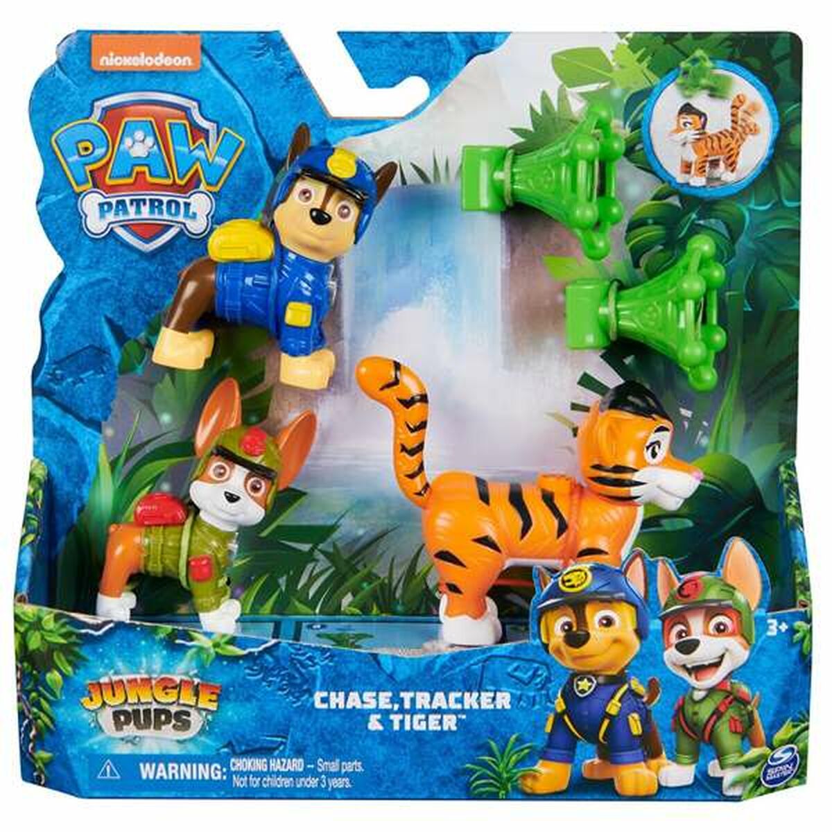 Playset The Paw Patrol Jungle 19,05 x 20,23 x 5,71 cm 4 Unități - Jucarii si jocuri, Păpuși și figurine