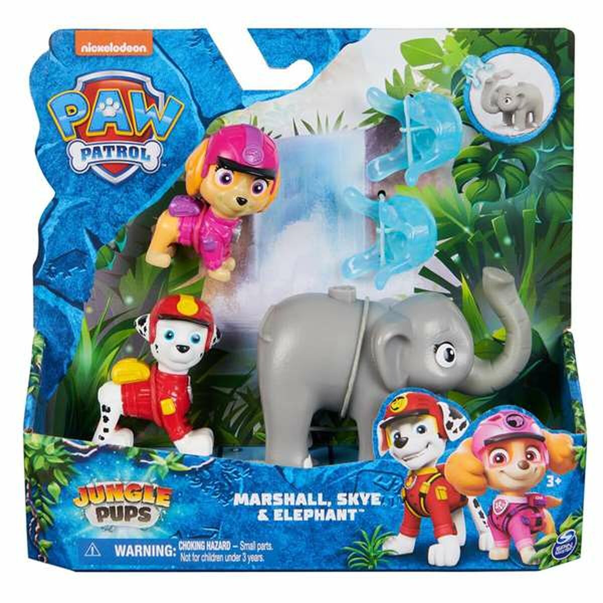 Playset The Paw Patrol Jungle 19,05 x 20,23 x 5,71 cm 4 Unități - Jucarii si jocuri, Păpuși și figurine