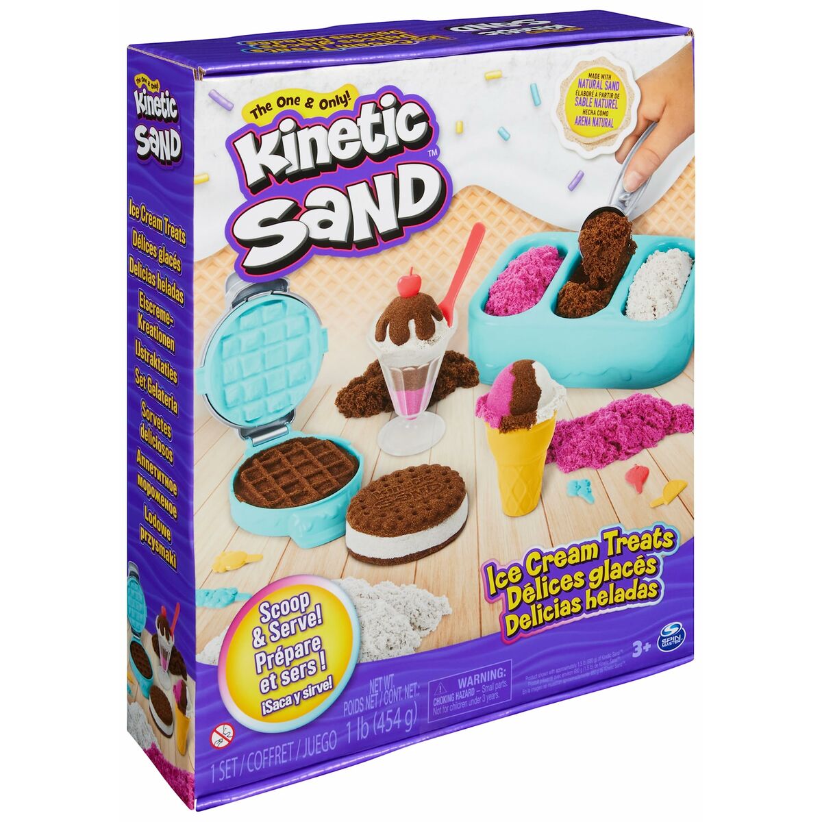 Playset Spin Master Ice Cream Treats Nisip Magic - Jucarii si jocuri, Activități creative