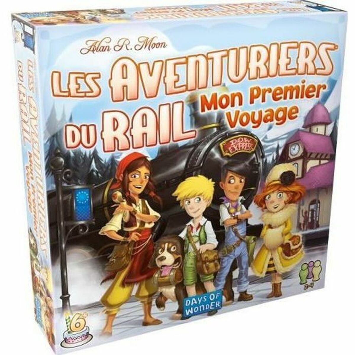Joc de Masă Asmodee Rail Adventurers : My First Voyage (FR) Negru Albastru Alb Verde - Jucarii si jocuri, Jocuri și accesorii