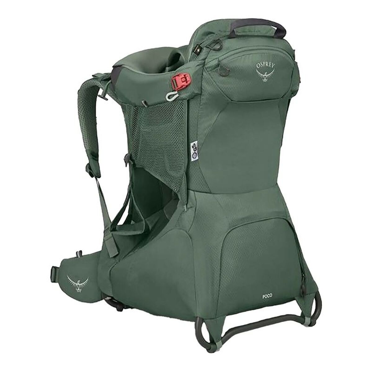 Rucsac port bebe Osprey Poco Verde + 0 Ani - Sport și în aer liber, Camping și drumeții