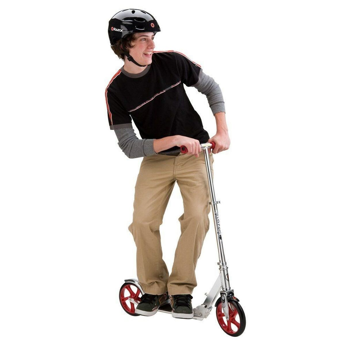 Trotinetă Scuter A5 Lux Razor 13073001 Albastru Roșu Argintiu - Sport și în aer liber, Mobilitate urbană