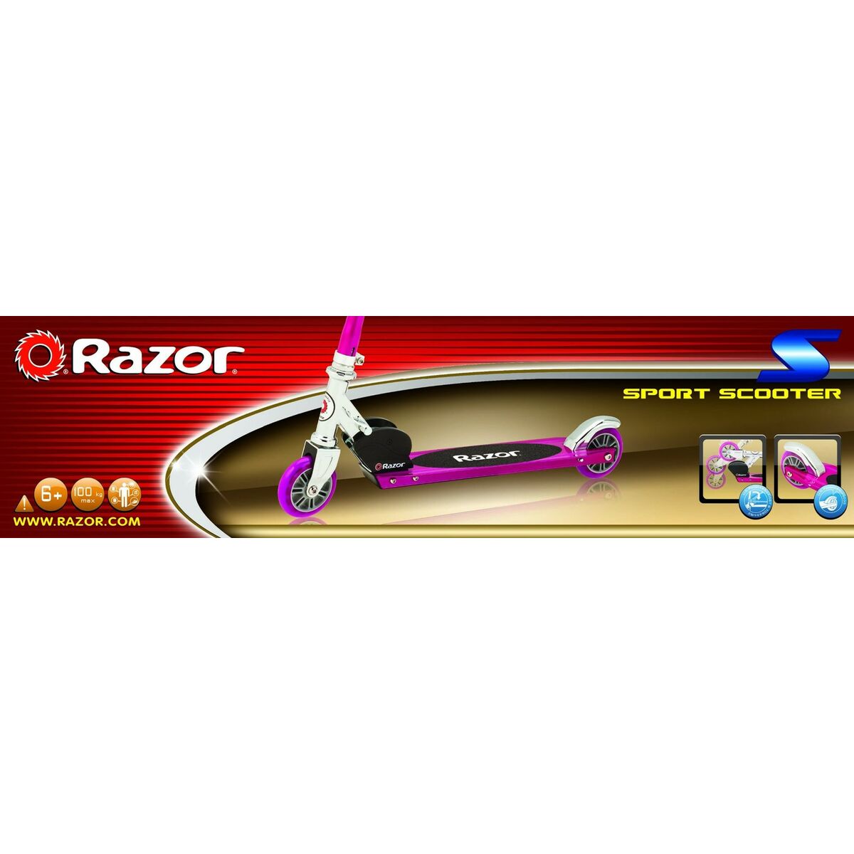 Trotinetă Scuter Razor 13073051 Roz Metal Plastic 9,5 x 15,5 x 11,5 cm - Sport și în aer liber, Mobilitate urbană
