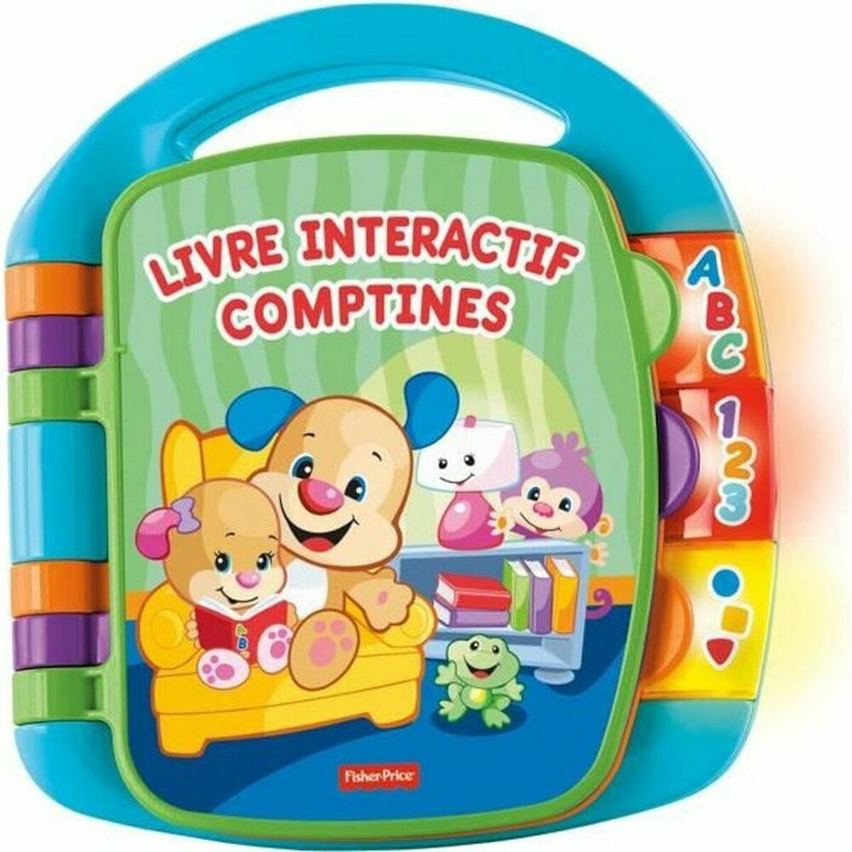 Jucărie pentru copii Fisher Price Interactive Book Nursery Rhymes Puppy (FR) Plastic - Bebelus, Jucăriile copilăriei timpurii