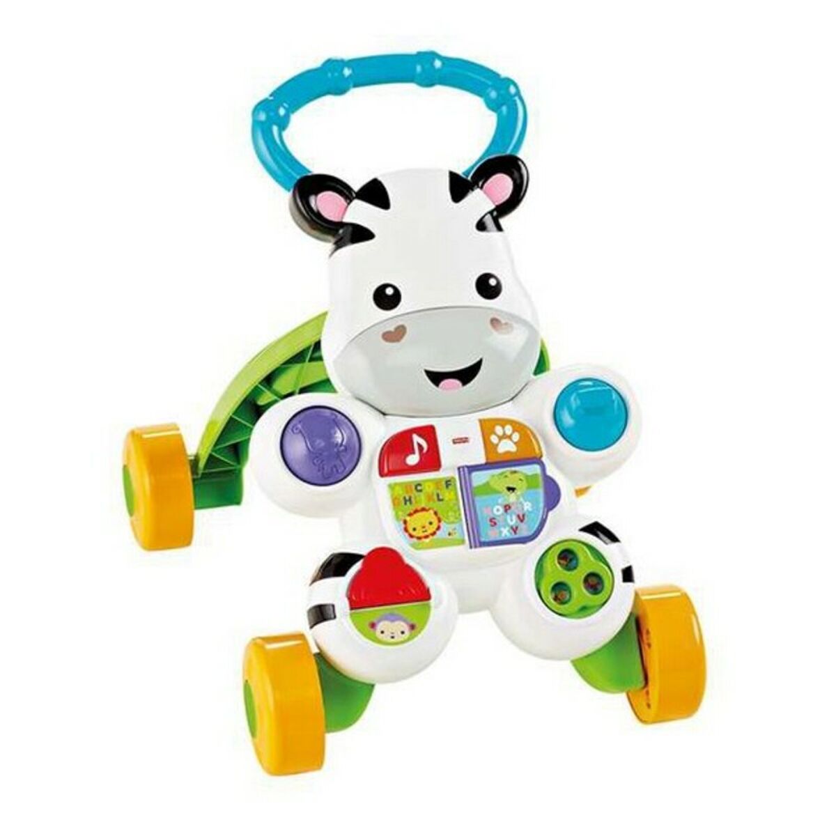 Mașină-Premergător Mattel Zebră Alb (1+ An) - Bebelus, Activitate și divertisment