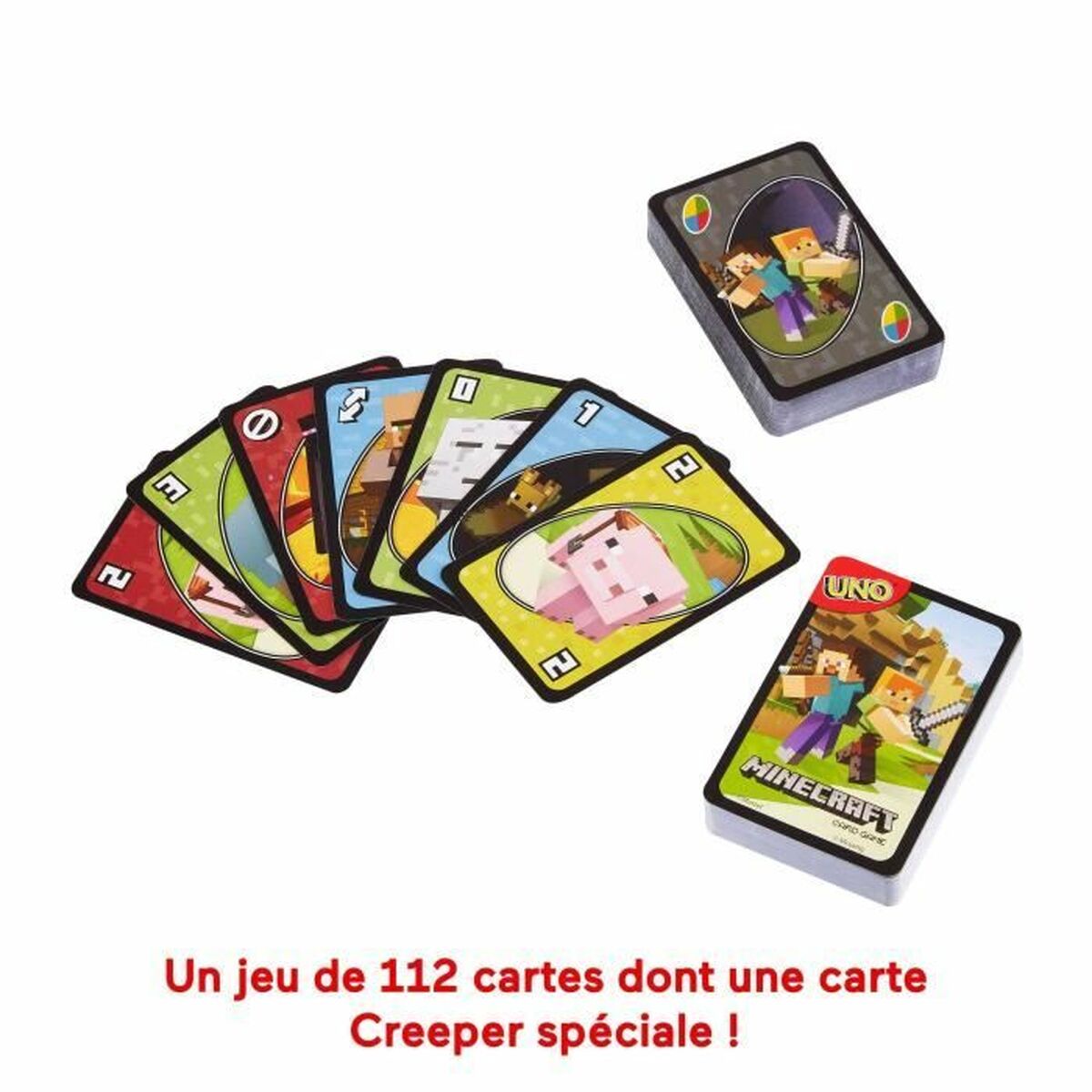 Joc de Masă Mattel Uno Minecraft - Jucarii si jocuri, Jocuri și accesorii