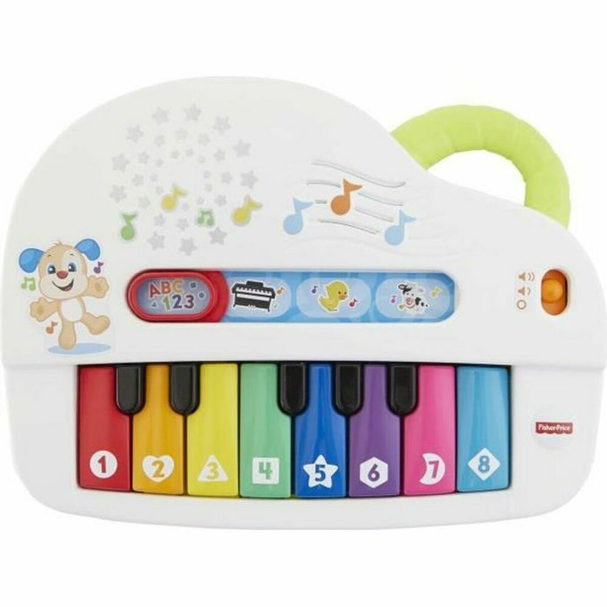 Pian Interactiv pentru Bebeluși Fisher Price My Funny Piano (FR) - Bebelus, Jucăriile copilăriei timpurii