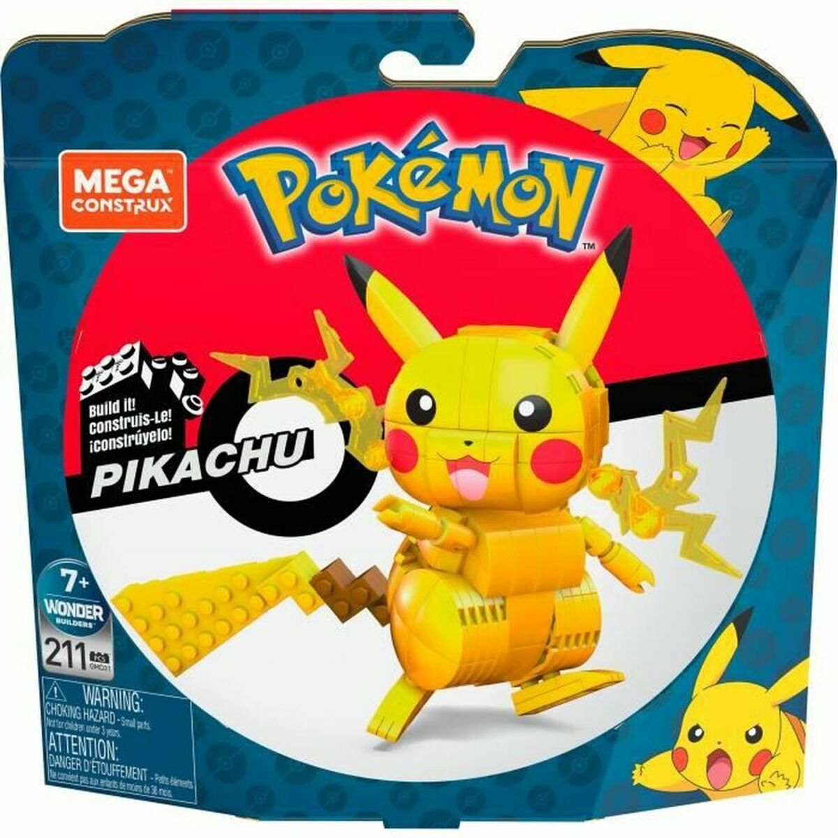 Playset Pokémon Pikachu 10 cm 211 Piese - Jucarii si jocuri, Păpuși și figurine