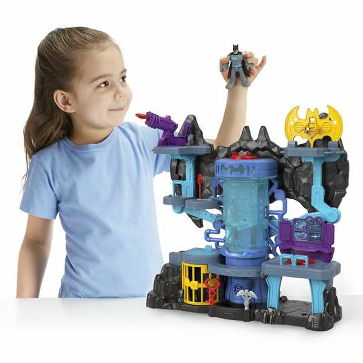 Playset Batman Super Friends Bat-tech Batcave Lumini cu sunet 40 x 38 cm - Jucarii si jocuri, Păpuși și figurine