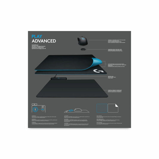 Covoraș antiderapant Logitech 943-000110 Încărcător Negru - Tehnică de calcul, Accesorii