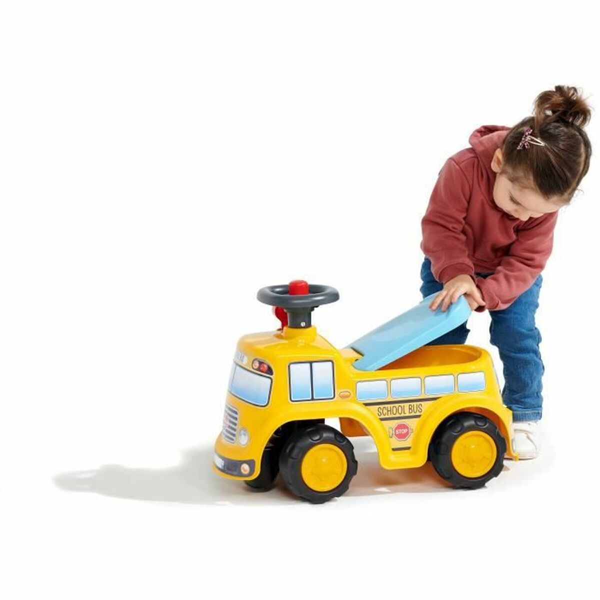 Bicicletă pentru copii Falk School Bus Carrier Galben - Jucarii si jocuri, În aer liber și sport