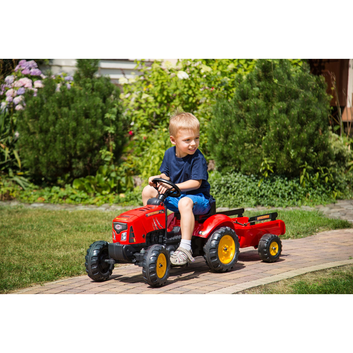 Tractor cu Pedale Falk Supercharger 2030AB Roșu - Jucarii si jocuri, În aer liber și sport