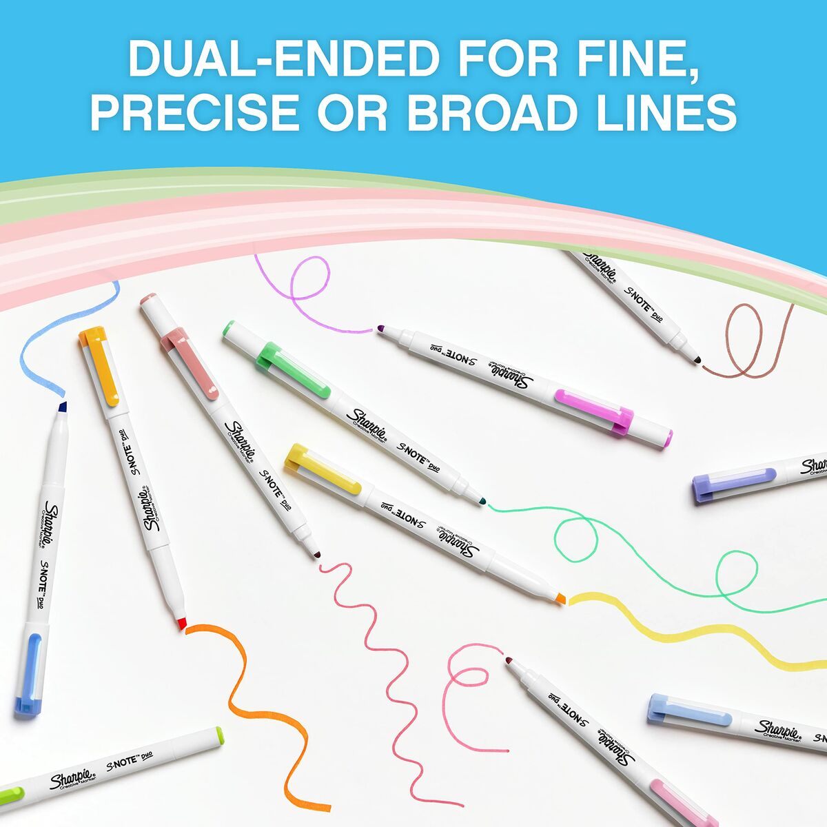 Set de Carioci Sharpie S-Note Duo Double 16 Piese - Birou și papetărie, Pixuri, creioane și articole de scris