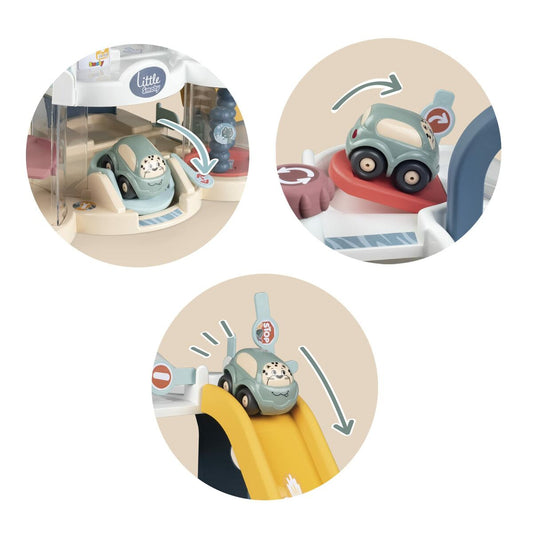 Garaj Parking cu Vehicule Smoby First Garage - Jucarii si jocuri, Păpuși și figurine