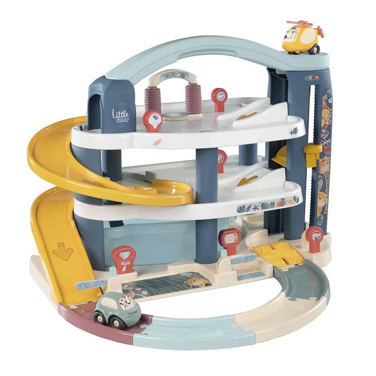 Set de Jucării cu Vehicule Smoby Big Garage Multicolor - Jucarii si jocuri, Vehicule