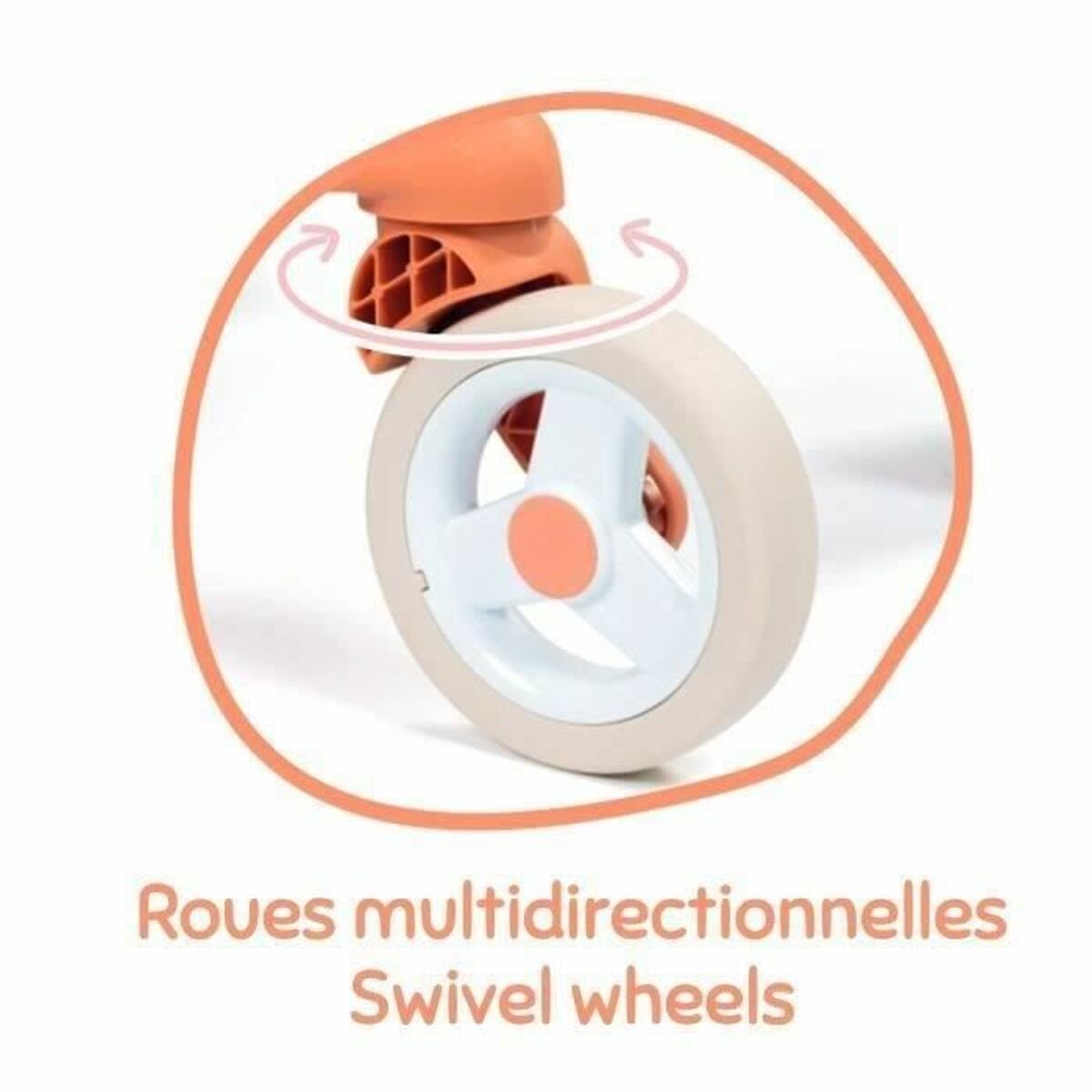 Cărucior Sport Păpuși Smoby Baby Nurse, Roți Pivotante, Cadru Metalic, 42 cm - Jucarii si jocuri, Imitații de jocuri