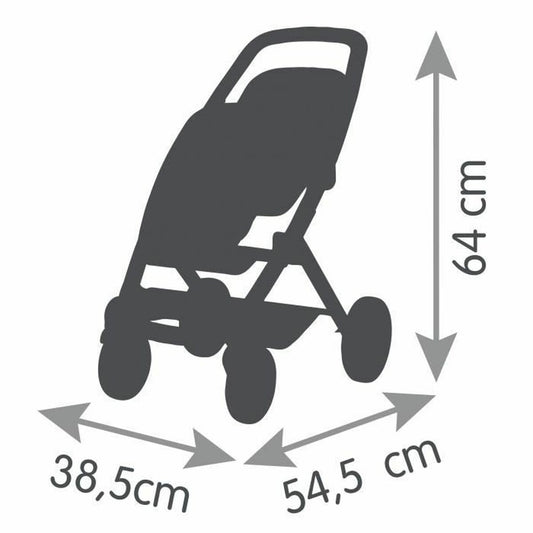 Cărucior pentru Păpuși Smoby Maxi-Cosi Twin 64 cm - Jucarii si jocuri, Păpuși și accesorii
