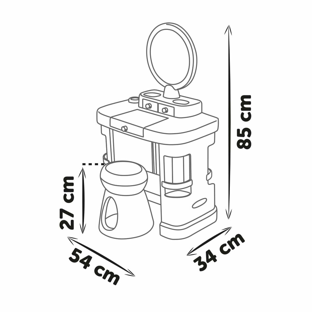 Kit de curățare et de depozitare Smoby - Jucarii si jocuri, Imitații de jocuri