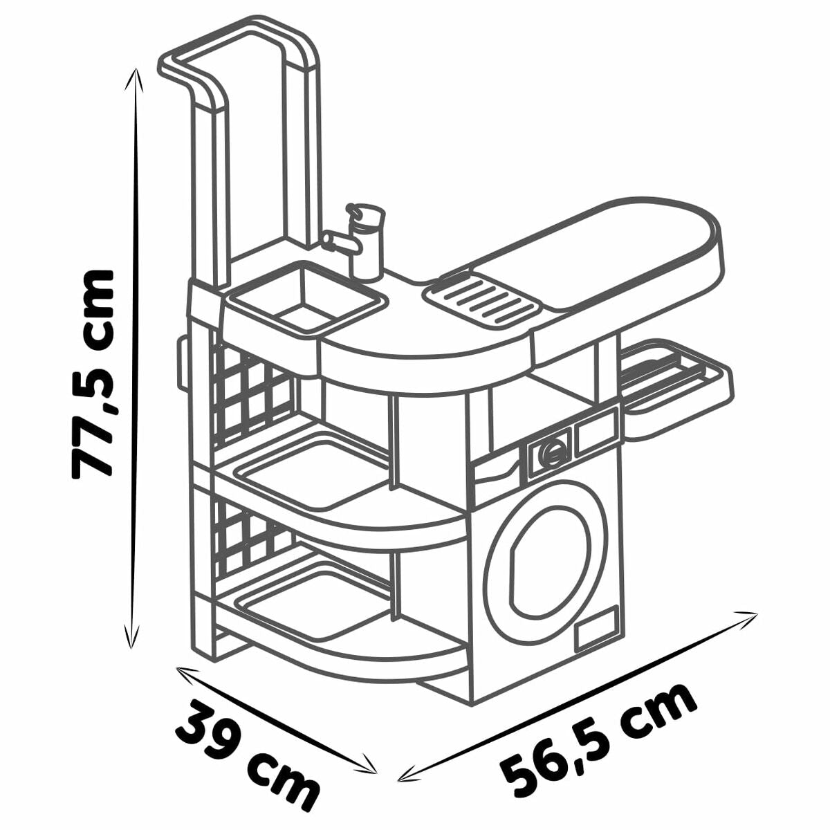 Kit de curățare et de depozitare Smoby - Jucarii si jocuri, Imitații de jocuri