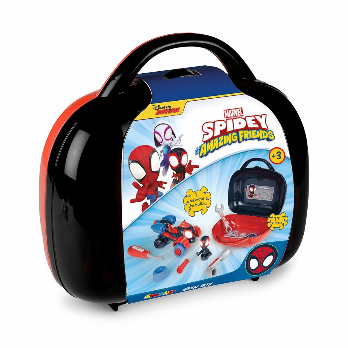 Cutie Tip Diplomat Pentru Scule Smoby Spidey Amazing Friends - Jucarii si jocuri, Imitații de jocuri