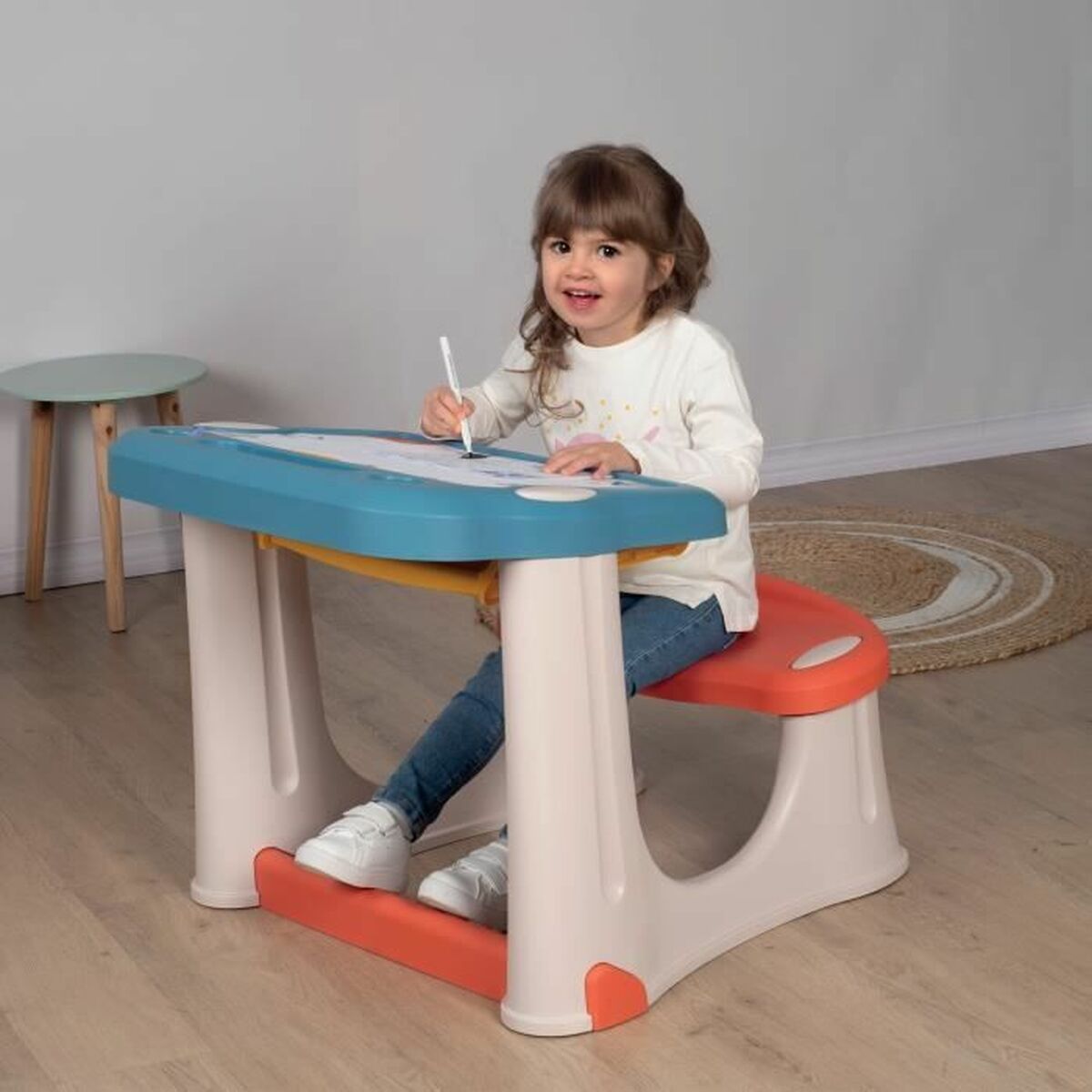 Birou Smoby Magic desk - Bebelus, Jucăriile copilăriei timpurii