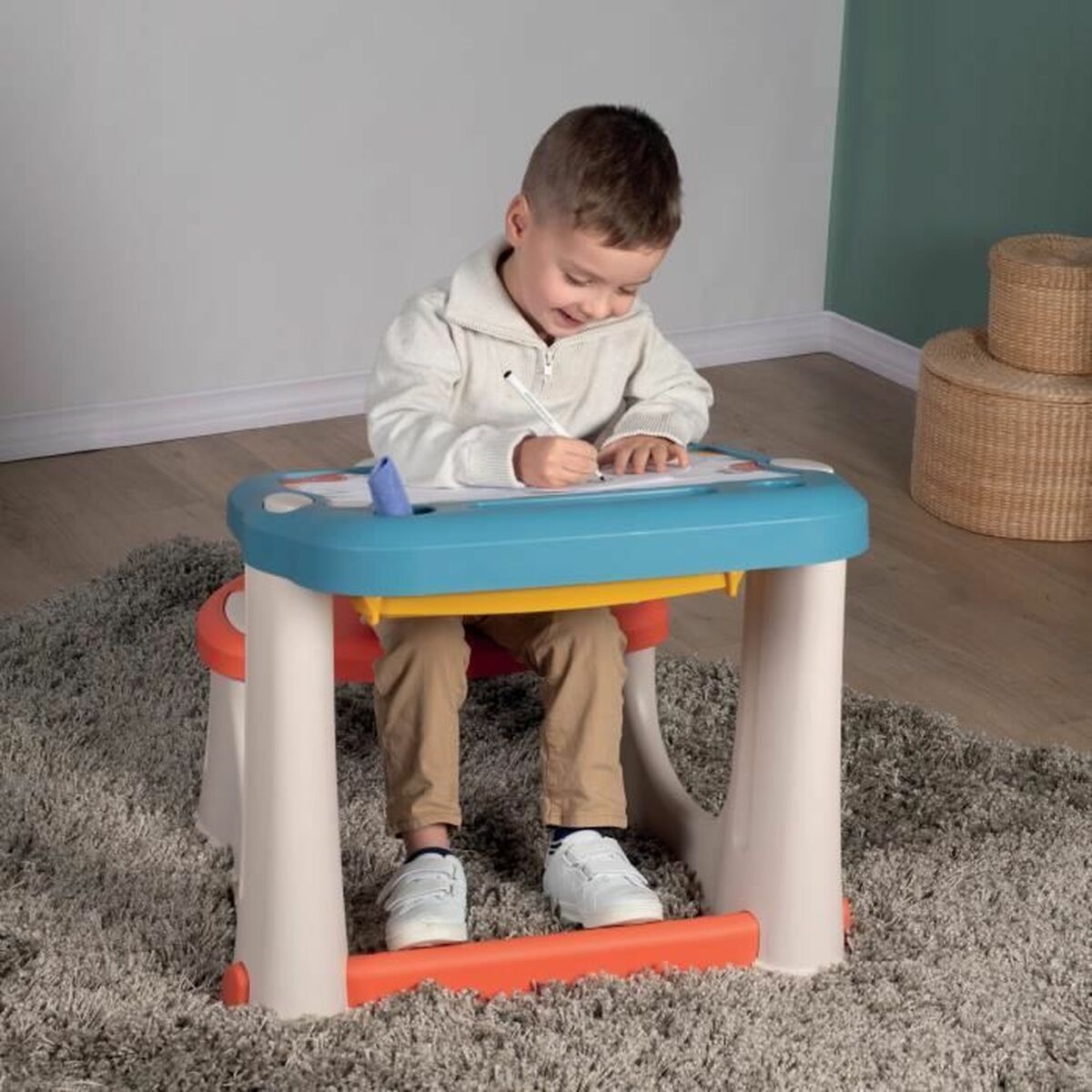 Birou Smoby Magic desk - Bebelus, Jucăriile copilăriei timpurii