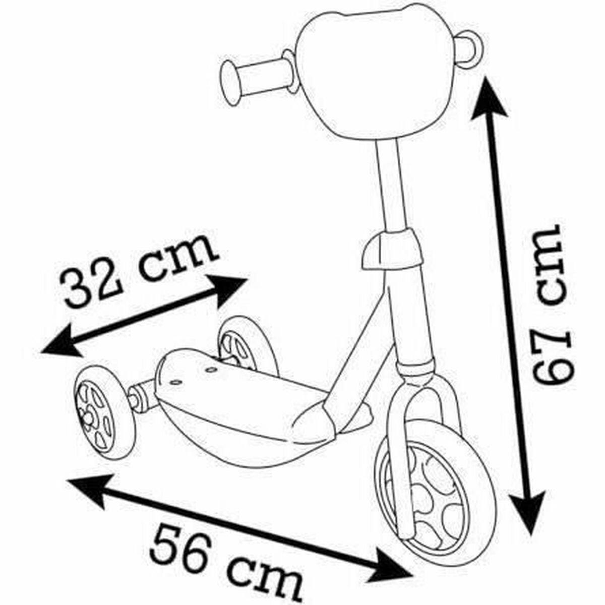 Triciclu Smoby Stitch 3R - Jucarii si jocuri, În aer liber și sport