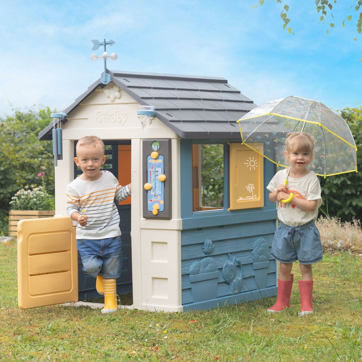 Casă pentru Copii de Joacă Smoby 4 Seasons 102,7 x 121,8 x 143,4 cm - Jucarii si jocuri, În aer liber și sport