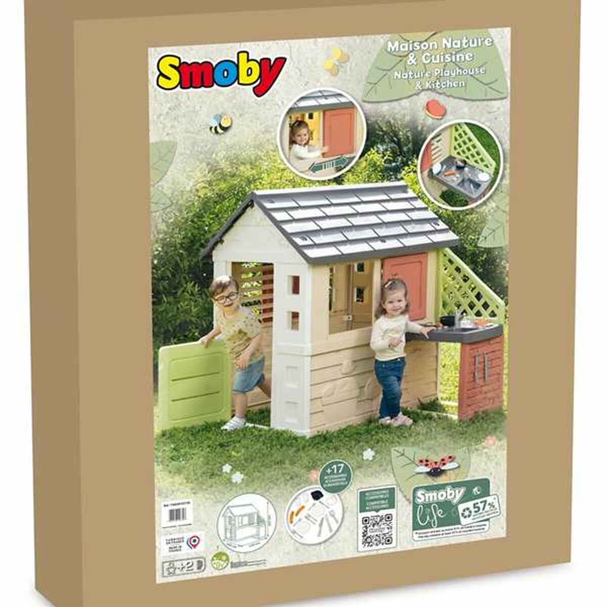Casă pentru Copii de Joacă Smoby Nature - Jucarii si jocuri, În aer liber și sport