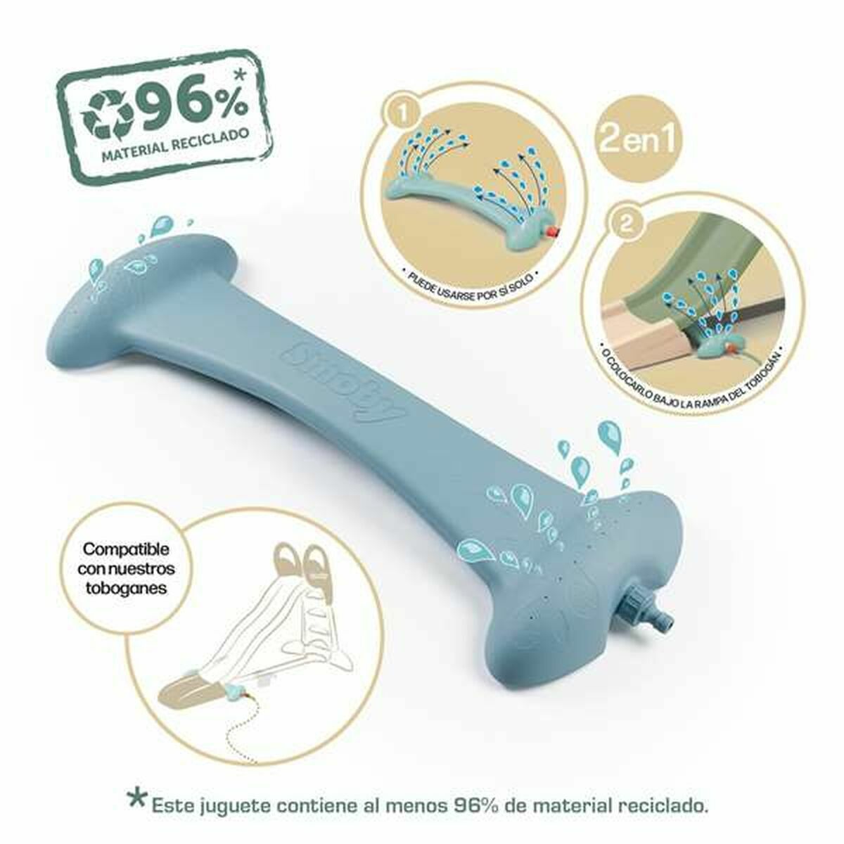 Tobogan Smoby Splashy Way - Jucarii si jocuri, În aer liber și sport