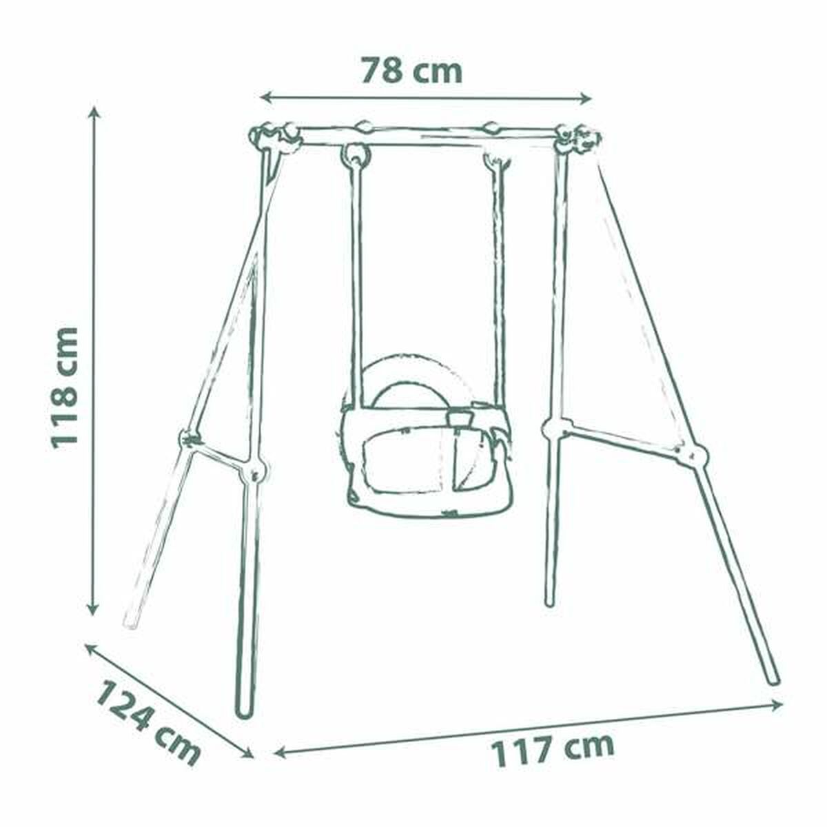 Leagăn Smoby Baby Life 118 x 117 cm - Jucarii si jocuri, În aer liber și sport